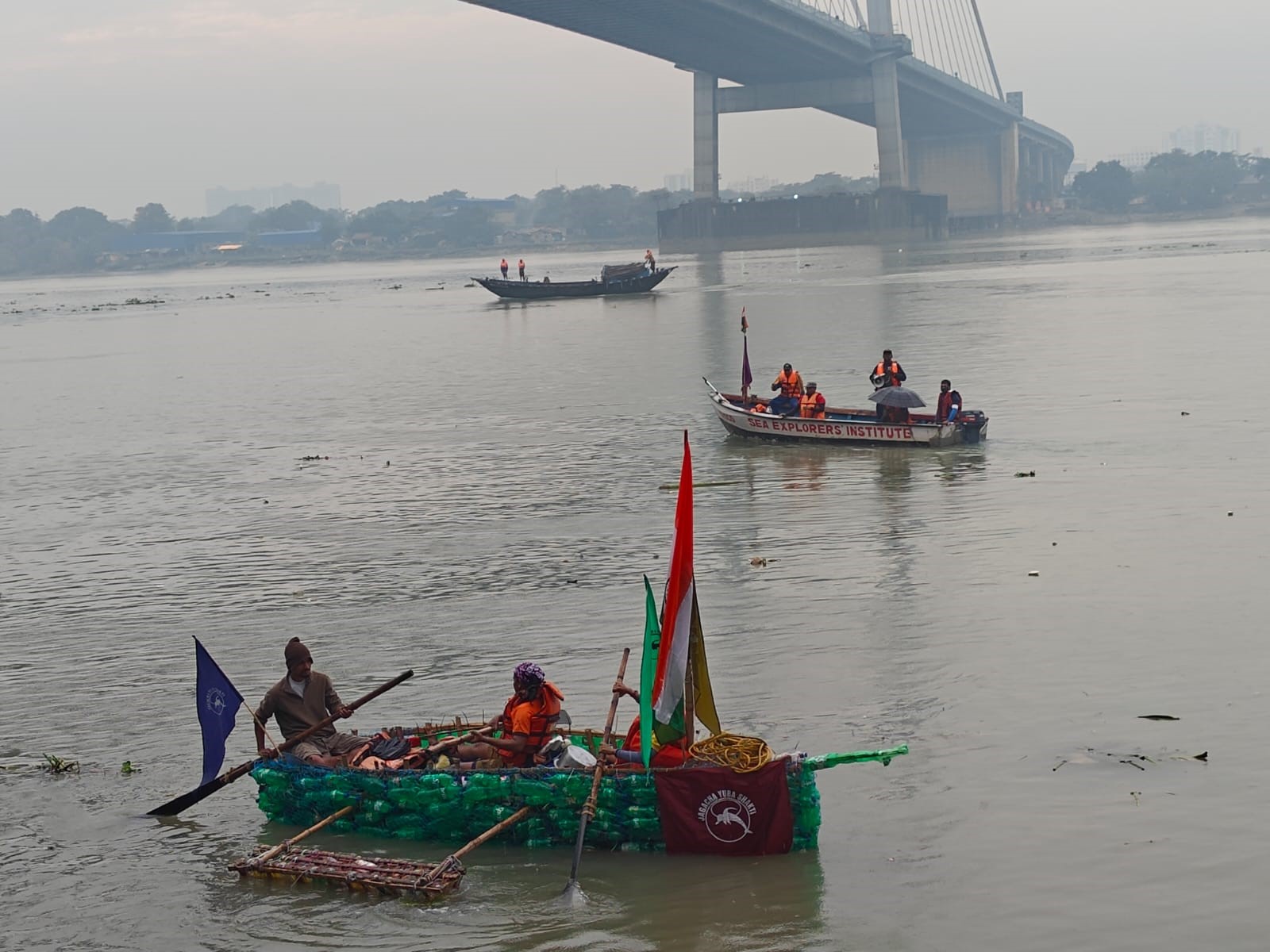 “Ananda” - an unprecedented Boat Show in the waters of the Hooghly at Prinsep Ghat - 1