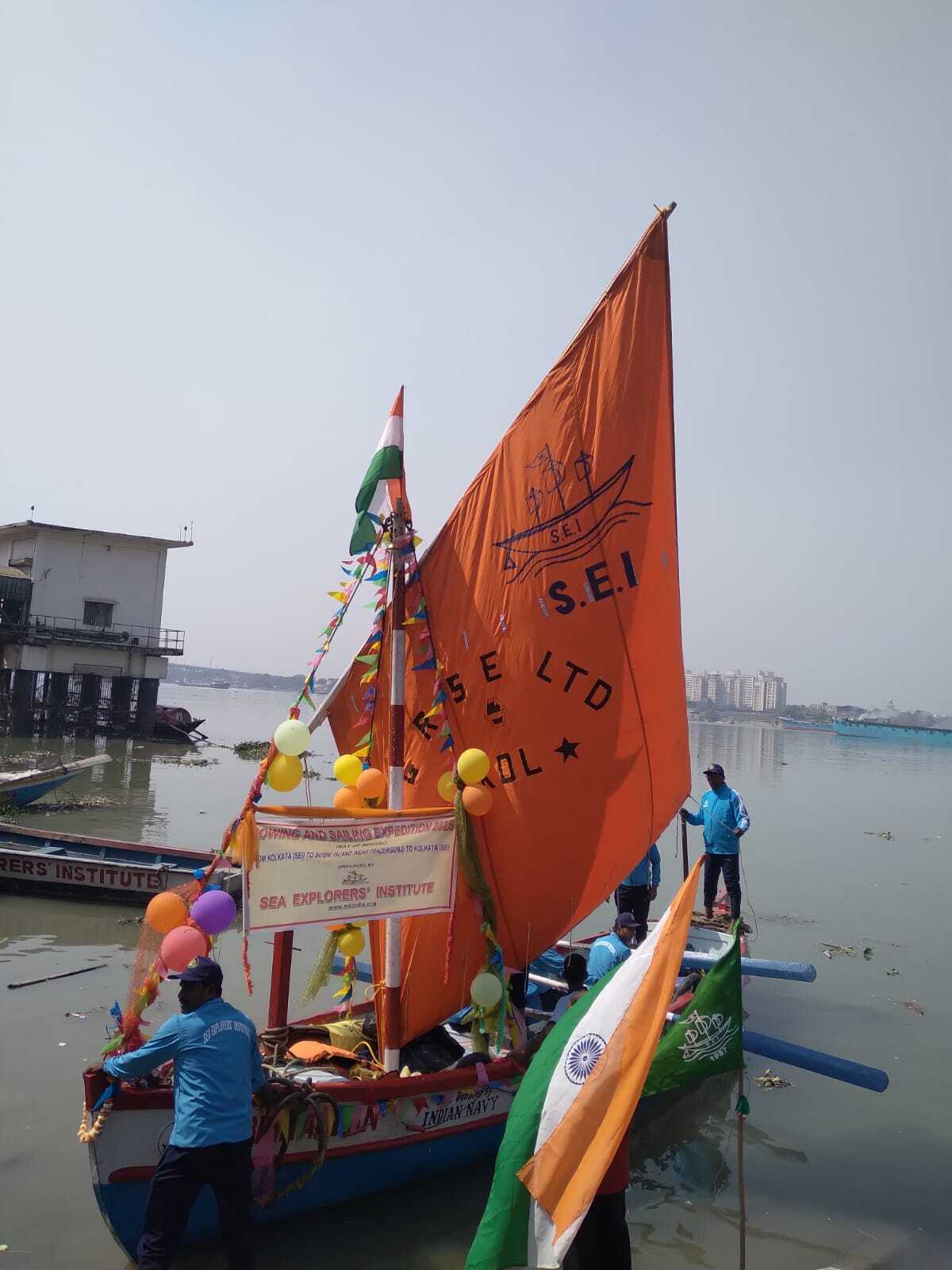 Rowing and Sailing Expedition - 2025 from Kolkata (SEI) to Susni Island (Near Frezargunj, Sundarbans)