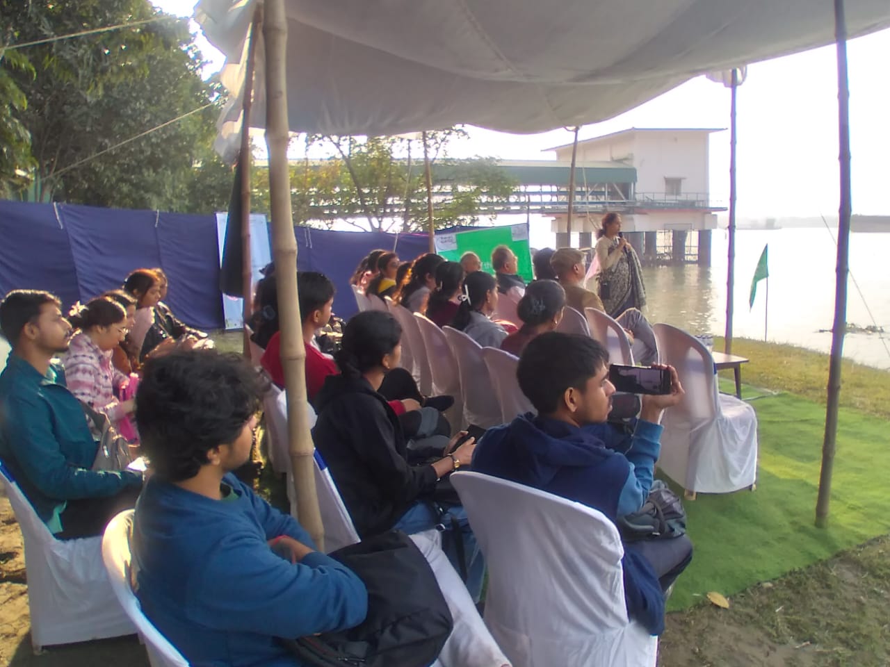 Demonstration of River Clean and identification of nature of waste on 23rd December, 2025.